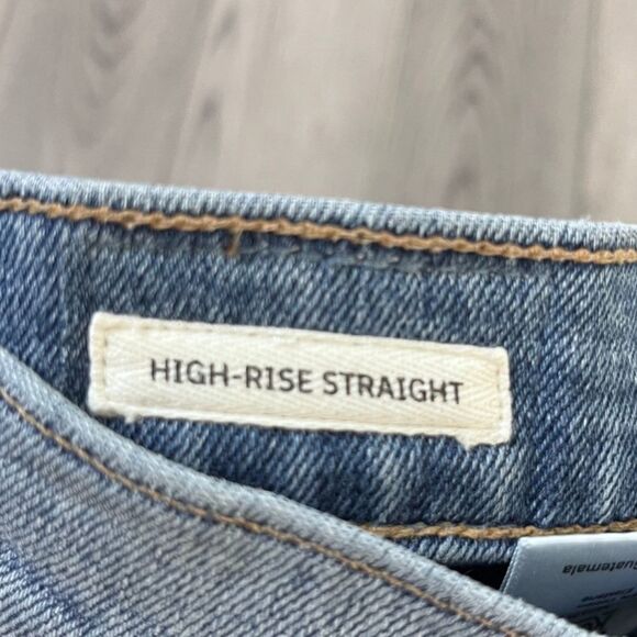 Revtown Women Size 33 Cotton High Rise Straight Leg Denim Ankle Jeans Casual - Picture 7 of 16